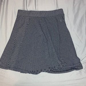 Stripped Mini Skirt